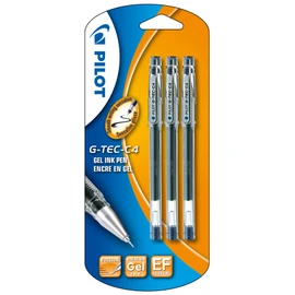 Pilot G - Tec C4 Gel Microtip Rollerball 0.4 mm (Pack of 3) - Blue