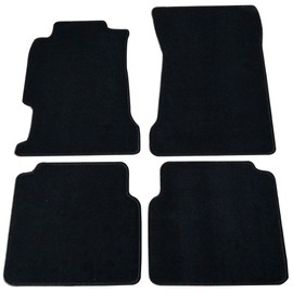 Floor Mats Compatible With 1994-1997 Honda Accord | 2 4 5Dr Factory Fitment Car Floor Mats Front & Rear Nylon by IKON MOTORSPORTS | 1995 1996