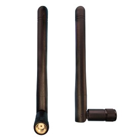 Dixingtek 2 pcs Dual WiFi 2.4g 5g 5.8g WiFi 6e Bluetooth Antenna, RP SMA Connector, for WiFi Router PCI-E Wireless Network Card USB Adapter Security Video Surveillance Monitor, 108mm Length Antenna