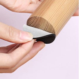 Qrity 16 PCS Non Slip Furniture Pads Floor Protectors, 40mm Rubber Pads Round Non Skid Floor Protectors for Furniture Feet, Chair Legs, Anti Floor Scratches and Reduce Noise