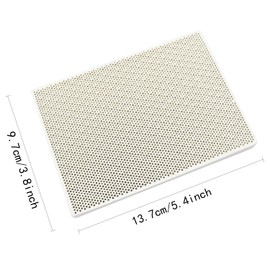 Pro Bamboo Kitchen Honeycomb Ceramic Soldering Plate Gold, Silver and Copper Soldering Firebricks Jewellery Processing Insulated Soldering Plate for Jewellery Making