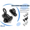 Litensh Self-Closing Latch, Spring Door Lock Latch，Resilient Bolt Latch, Spring