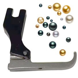Bead Sequin Presser Foot for Sewing Machine, Wedding Dress Bead Fabric Sewing Machine Accessories Walking Foot