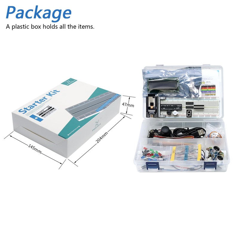 FREENOVE Super Starter Kit for ESP32-WROVER (Included) (Compatible with Arduino