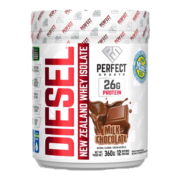 Perfect Sports Diesel New Zealand Whey Protein Milk Chocolate 360g