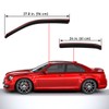 Lightronic In-Channel Window Visors Rain Guards Wind Deflectors For 2011-2023