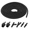 3 m Windscreen Washer Hose Set with 4 Connectors and