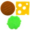 Set of 3 Different Hamburger Fidgets - Stretchy and Squishy