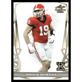2023 Leaf Trinity Brock Bowers Rc #97