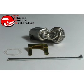 Classic GM 55-57 Chevy Passenger Car Glove Box Trunk Lock Cylinder Kit Original Pear Keys