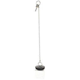 SANEI PH281 Rubber Stopper with Suction Cup for Washrooms, Heaton Wears Included, Outer Diameter 1.7 inches (44 mm), Height 0.3 inches (8 mm)
