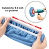 20 Pieces Car Orbital Buffer Polisher Pad Bonnet Microfiber Max