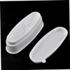 Healvian 2pcs Dipping Powder Container Compact Nail Art Tray for
