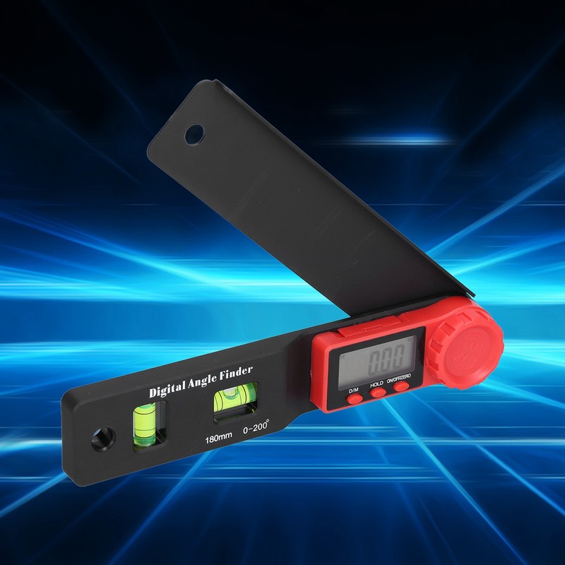 Digital Ruler Auto Shutdown Function LCD Display Engineering Plastics Digital