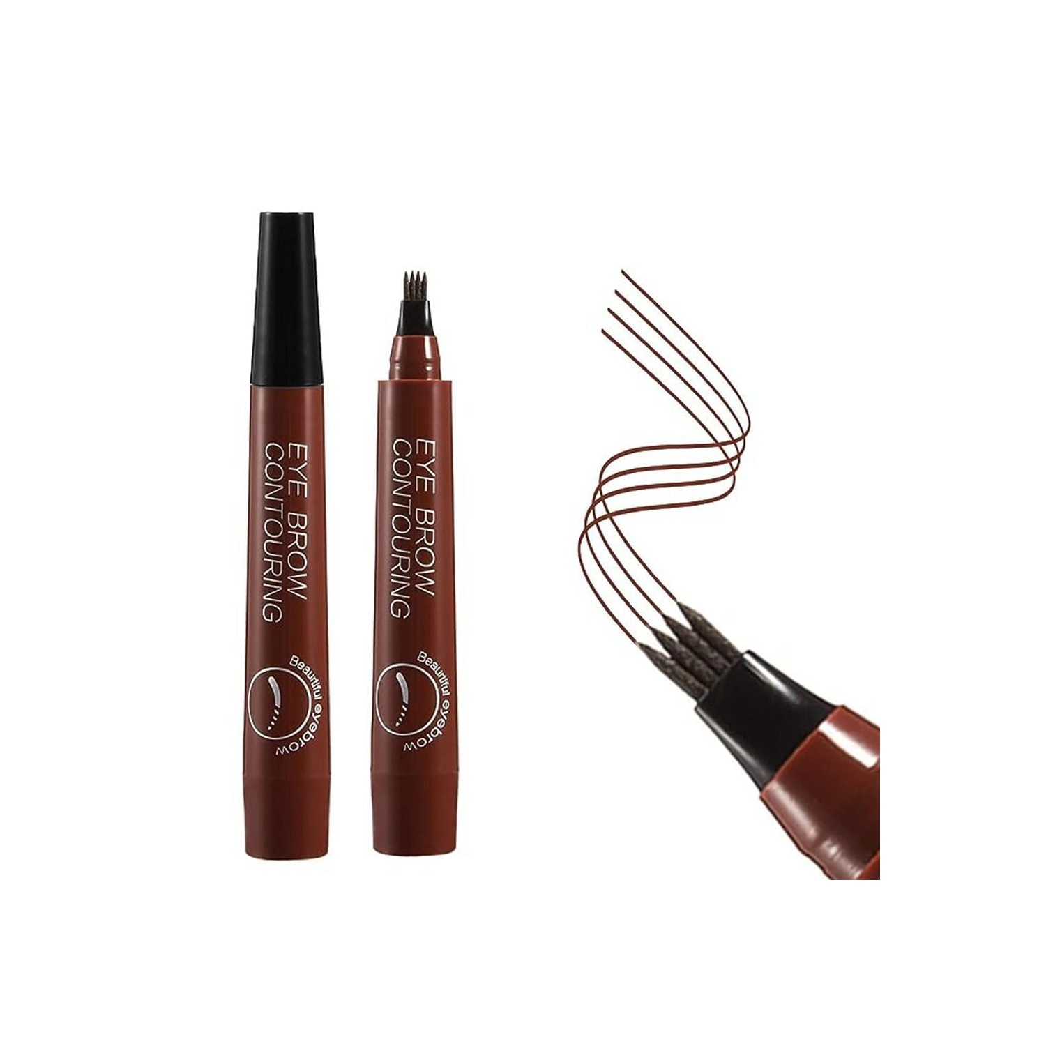 Eyebrow Pencil, Liquid Waterproof Eyebrow, Eyebrove Microbrading Pen, 4 ...