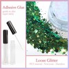 Allstarry Holographic Chunky Body Glitter 4 Colors Cosmetic Face Glitter