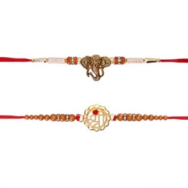 AYUSHNAIK Rakhi Thread for Brothers Set Raksha Bandhan Multicoloured Stone Bead Rakhi Bracelets for Bhaiya Brother Bro on Rakhi Hindu Indian Festival Rakhadi Rakhari Threads SAN063