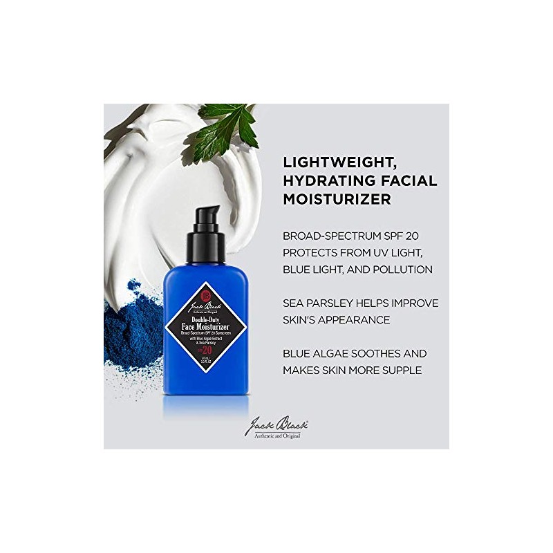 Jack Hidratante Facial Doble Color Negro Spf
