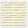 Square Stickers (Set of 2) 10cm - Sheet Musical Note