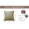 fabrizm 1435-bk Cushion Cover, Made in Japan, 11.8 x 11.8