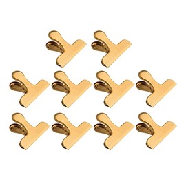 Sxdluzi Pack of 10 Stainless Steel Bag Clips 3" Heavy Bag Clips for Kitchen and Office