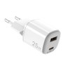 Celly UPTC1USB1USBC25 Wall Charger, White, Brand EAN: 8021735212157