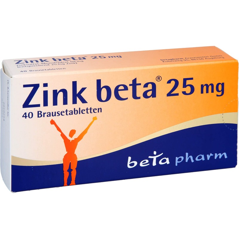 Zinc Beta 25 Effervescent Tablets Pack of 40
