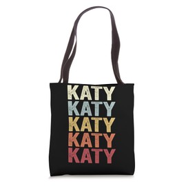 Katy Texas Katy TX Retro Vintage Text Tote Bag