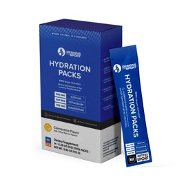 Designs for Sport Hydration Packs - Zero Sugar Electrolyte Powder with D-Ribose, Zinc + Vitamin C for Intense Workouts - 2X More Electrolytes Than Leading Powder Brand** (14 Electrolyte Packets)