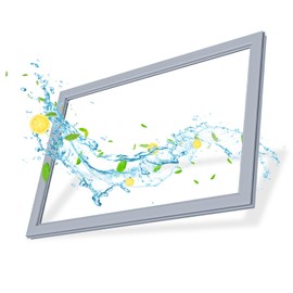 LXun Upgraded 34.65x24.13" 5304501270 Refrigerator Freezer Door Gasket Compatible with Frigidaire Electrolux Kenmore Refrigerator Door Seal Part 241778308 AP5981856 4246532 PS11704172 EAP11704172 Part