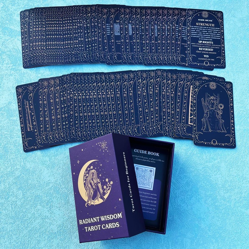 soulme Tarot Cards for Beginners, Tarot Cards with Meanings on