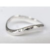 Sovats Ladies Chic Hammered Thumb Ring, Sterling Silver