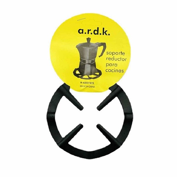 Cast Iron Universal Mocha Pot Stand Gas Ring Reducer, Black,