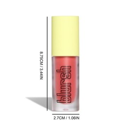Blursh Liquid Blush/Made By Mitchell-Liquid Blush, Valentine's Day Gift, Natural Makeup Look:_POSEY ROSEY_6ml