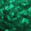 4mm Flat Sequins ~ Green ~ Silk Frost Matte ~