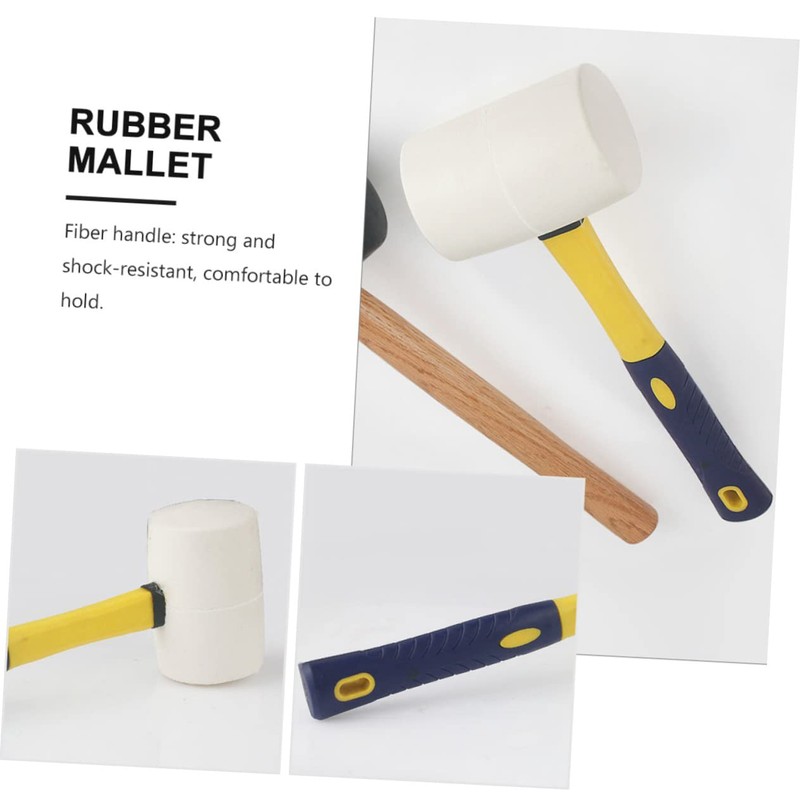 LALAFINA 1pc Practical Rubber Mallet Hammer for Flooring Installation Wear