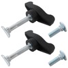 GRABOTE Updated Sets T-Handle Bolts Lawn Mower Handle Replacement Knobs