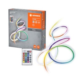 LEDVANCE Neon Flex 2 m LED Strip, White, 4.7 W, 45 lm, RGB Colour Control, Homogeneous Light Distribution, USB Connection, Long Life, Easy Assembly, for Indoor Use, Protection Class IP20