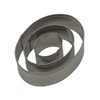 Yolli Oval Hearts Fondant Cutter Set - 3 Sizes -