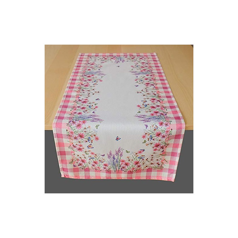KAMACA Table Runner Summer Spring Table Decoration 85 x 85