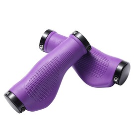 Dymoece Bike Handlebar Grips,Bicycle Handle Grip Ergonomic Design Dual Lock-on for Mountain Bike MTB BMX Foldable Downhill
