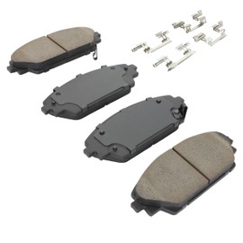 QUALITY-BUILT Premium Ceramic Front Brake Pads (1001-1728C) Compatible with Mazda 3 2014-2018, Mazda CX-3 2016-2022
