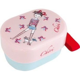 Shinzi Katoh Lunch Bento Box: 2 stages Compact Box Cheri Design