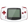 eXtremeRate Clear Red Replacement Full Set Buttons for Gameboy Advance