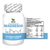 Glicinato De Magnesio 100 Cpsulas, Alta Absorcin, Mejora la calidad