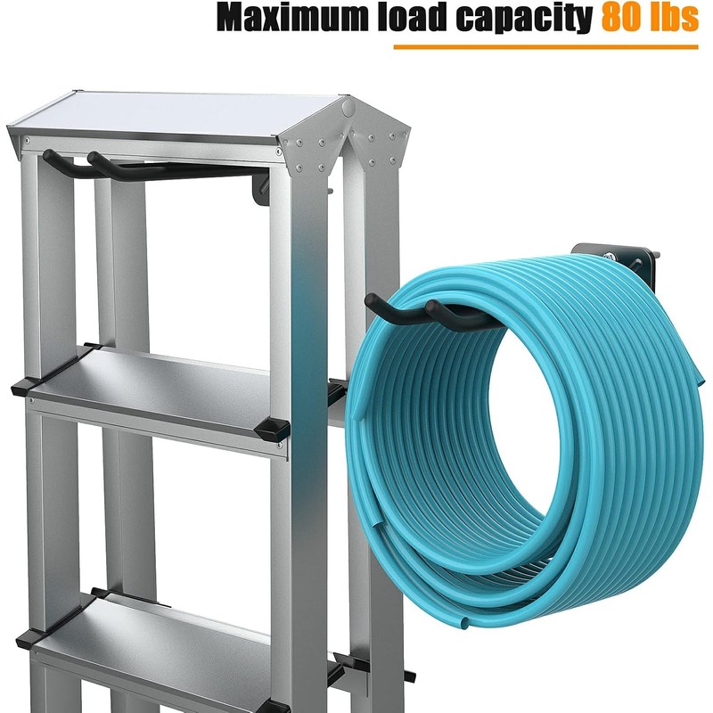 Garage Hooks, Heavy Duty Garage Hooks -12.4 Inch Wall Mount