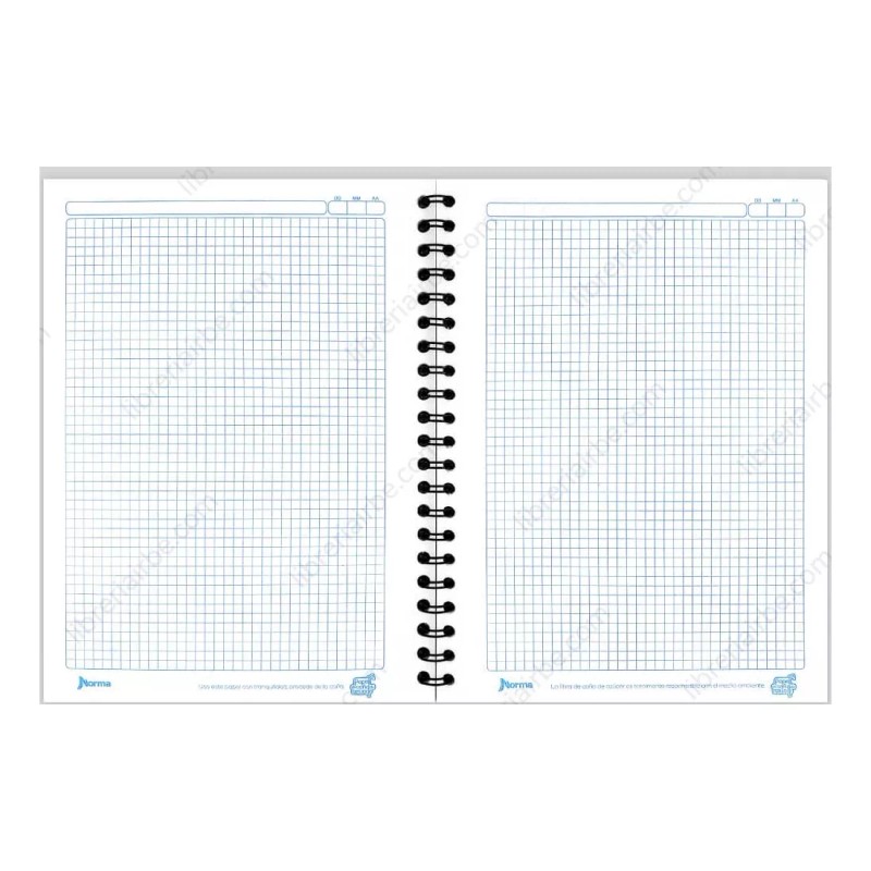 Norma 2 Cuadernos Norma Frances Doble Espiral Metálico C. Chico