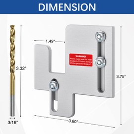 LATING Generator Interlock for Eaton Cutler Hammer BR Series Panels with 1 1/4 to 1 7/16 Inches Spacing, 150 or 200 Amp, Silver