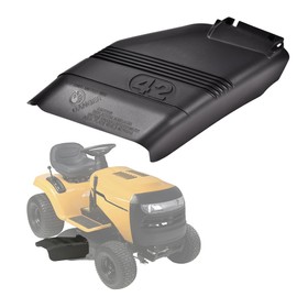 G-PLUS 1PC 42" Deflector Shield W/Mounting Hardware Chute Cover Black Compatible with Craftsman,Mower Deck Deflector Shield Kit