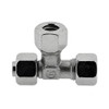 Adjustable L-cutting ring screw 8 L, galvanised steel L connection